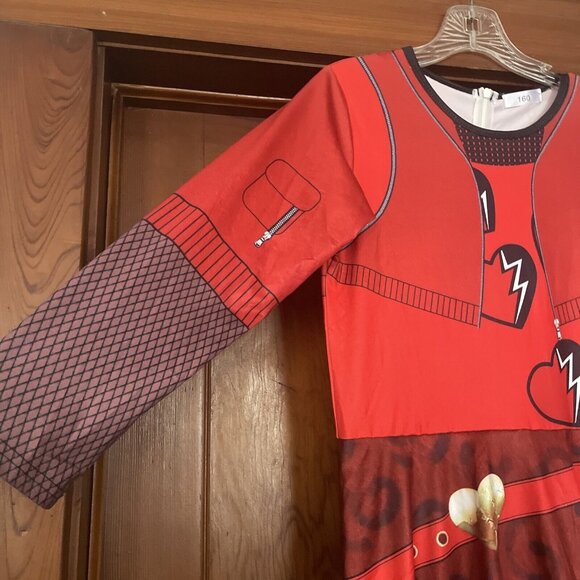 Rise Red Princess Jumpsuit Adult Small Bodysuit NWT - Picture 3 of 15